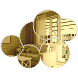 Fairmont Park 6 Piece Kaci Mirror Set Gold 75cm H x 100cm W Fairmont Park 6 Piece Kaci Mirror Set Gold 75cm H x 100cm W