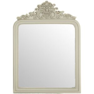 Fleur De Lis Living Wellington Overmantle Mirror Cream 110cm H X 80cm W X 6cm D Fleur De Lis Living Wellington Overmantle Mirror Cream 110cm H X 80cm W X 6cm D