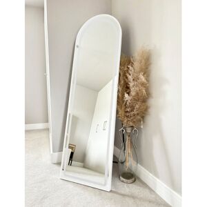 Metro Deneane Metal Arch Mirror White 145cm H X 45cm W X 20cm D Metro Deneane Metal Arch Mirror White 145cm H X 45cm W X 20cm D