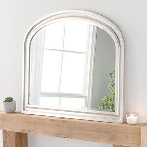 Mercer41 Stimson Wood Framed Leaning Overmantle Mirror Silver Leaf 83cm H X 105cm W X 2cm D Mercer41 Stimson Wood Framed Leaning Overmantle Mirror Silver Leaf 83cm H X 105cm W X 2cm D