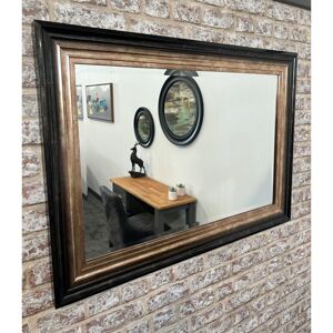 Lark Manor Garth Mirror Black and Bronze 76cm x 65.8cm Lark Manor Garth Mirror Black and Bronze 76cm x 65.8cm