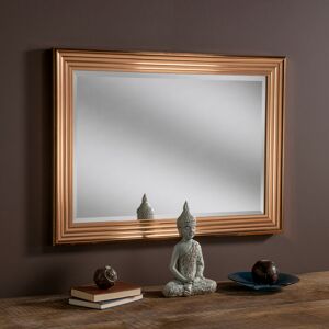 Marlow Home Co. Destinee Glass Framed Wall Mounted Accent Mirror in Copper Copper 91cm H x 65.5cm W Marlow Home Co. Destinee Glass Framed Wall Mounted Accent Mirror in Copper Copper 91cm H x 65.5cm W