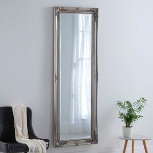 Latitude Run Alberik French Style Carved Wall Mirror Bevelled Silver 166cm H x 60cm W Latitude Run Alberik French Style Carved Wall Mirror Bevelled Silver 166cm H x 60cm W