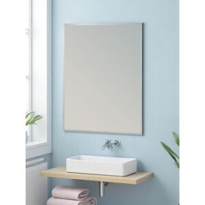 17 Stories Fairmont Flat Wall Mounted Bathroom / Vanity Mirror None 70cm H x 50cm W 17 Stories Fairmont Flat Wall Mounted Bathroom / Vanity Mirror None 70cm H x 50cm W