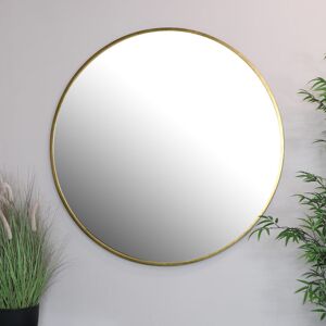 Latitude Run Winship Accent Mirror Gold 120cm H x 120cm W Latitude Run Winship Accent Mirror Gold 120cm H x 120cm W