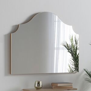 Lark Manor Arched Contemporary Mantle Wall Mirror Gold 70cm H X 90cm W X 2.5cm D Lark Manor Arched Contemporary Mantle Wall Mirror Gold 70cm H X 90cm W X 2.5cm D