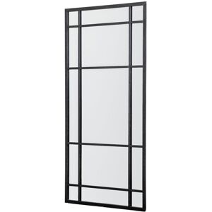 Gallery Direct Margate Mirror Black 750X25x1500mm Black 75cm H X 150cm W X 2.5cm D Gallery Direct Margate Mirror Black 750X25x1500mm Black 75cm H X 150cm W X 2.5cm D