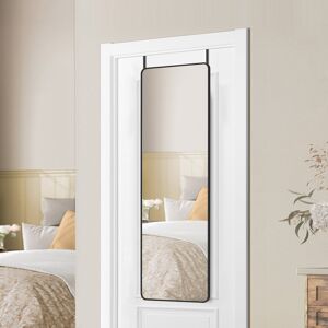 17 Stories Full Length Hanging Mirror, 120 X 40 Cm, Rectangular Full Body Mirror, Over The Door Or Wall Mounted Mirror, Tempered Glass, For Bedroom, Living Room, Black 1,120cm H X 40cm W X 2cm D 17 Stories Full Length Hanging Mirror, 120 X 40 Cm, Rectangular Full Body Mirror, Over The Door Or Wall Mounted Mirror, Tempered Glass, For Bedroom, Living Room, Black 1,120cm H X 40cm W X 2cm D