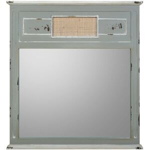 Lily Manor Cedarville Wood Framed Wall Mounted Accent Mirror in Ash Green 76cm H X 70cm W X 3.3cm D Lily Manor Cedarville Wood Framed Wall Mounted Accent Mirror in Ash Green 76cm H X 70cm W X 3.3cm D