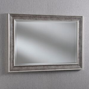 Borough Wharf Fidel Framed Wall Mounted Accent Mirror in Grey/Silver 67cm H x 92cm W Borough Wharf Fidel Framed Wall Mounted Accent Mirror in Grey/Silver 67cm H x 92cm W