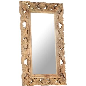 Marlow Home Co. Nardone Solid Wood Framed Wall Mounted Accent Mirror Brown 80cm H x 50cm W Marlow Home Co. Nardone Solid Wood Framed Wall Mounted Accent Mirror Brown 80cm H x 50cm W