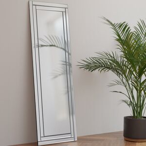 17 Stories Khaliah Leaning Full Length Mirror 120cm H X 40cm W X 2cm D 17 Stories Khaliah Leaning Full Length Mirror 120cm H X 40cm W X 2cm D