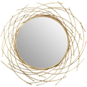 Fairmont Park Deidre Sunburst Framed Wall Mounted Accent Mirror in Gold 104cm H X 6cm W X 6cm D Fairmont Park Deidre Sunburst Framed Wall Mounted Accent Mirror in Gold 104cm H X 6cm W X 6cm D