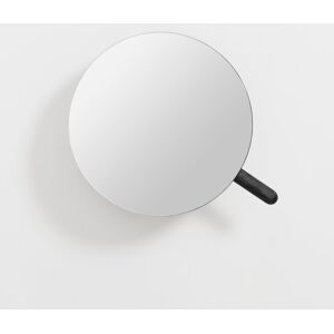 17 Stories Ayven Round Magnifying Framed Wall Mounted Accent Mirror Dark Oak 18cm H X 18cm W X 7.7cm D 17 Stories Ayven Round Magnifying Framed Wall Mounted Accent Mirror Dark Oak 18cm H X 18cm W X 7.7cm D