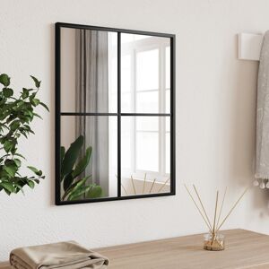 17 Stories Mikayia Rectangular Metal Wall Mirror Black 50cm H x 40cm W 17 Stories Mikayia Rectangular Metal Wall Mirror Black 50cm H x 40cm W