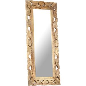 Marlow Home Co. Nardone Solid Wood Framed Wall Mounted Accent Mirror Brown 110cm H x 50cm W Marlow Home Co. Nardone Solid Wood Framed Wall Mounted Accent Mirror Brown 110cm H x 50cm W