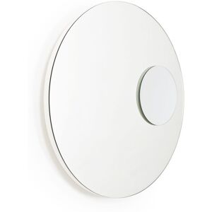 Brayden Studio Mendocino Round Magnifying Wall Mounted Accent Mirror 55cm H X 55cm W X 5.4cm D Brayden Studio Mendocino Round Magnifying Wall Mounted Accent Mirror 55cm H X 55cm W X 5.4cm D