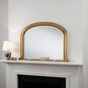 Three Posts Burcham Arched Overmantle Wall Mounted Accent Mirror Gold 78.5cm H X 112cm W X 4.5cm D Three Posts Burcham Arched Overmantle Wall Mounted Accent Mirror Gold 78.5cm H X 112cm W X 4.5cm D