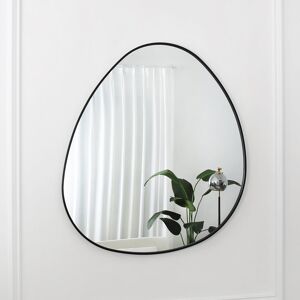 17 Stories Anax Novelty Metal Wall Mirror Black 110cm H X 90cm W X 2cm D 17 Stories Anax Novelty Metal Wall Mirror Black 110cm H X 90cm W X 2cm D