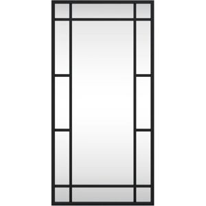 17 Stories Mirl Rectangle Metal Wall Mirror Black 60cm H x 30cm W 17 Stories Mirl Rectangle Metal Wall Mirror Black 60cm H x 30cm W