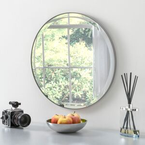 Mercury Drumnasole Round Mirror Dark Grey 51.5cm H X 51.5cm W X 1.5cm D Mercury Drumnasole Round Mirror Dark Grey 51.5cm H X 51.5cm W X 1.5cm D