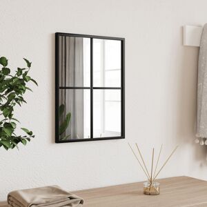 17 Stories Mikayia Rectangular Metal Wall Mirror Black 40cm H x 30cm W 17 Stories Mikayia Rectangular Metal Wall Mirror Black 40cm H x 30cm W