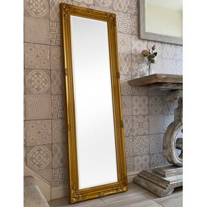 Astoria Grand Eleonora Tall Solid Wood Framed Wall or Dressing Mirror Gold 142cm H X 47cm W X 5cm D Astoria Grand Eleonora Tall Solid Wood Framed Wall or Dressing Mirror Gold 142cm H X 47cm W X 5cm D