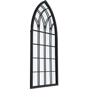 Lark Manor Iron Arch Mirror Black 115cm H X 50cm W X 3cm D Lark Manor Iron Arch Mirror Black 115cm H X 50cm W X 3cm D