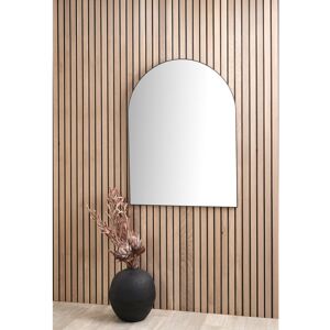17 Stories Metal Arch Mirror Matte Black 120cm H X 90cm W X 3cm D 17 Stories Metal Arch Mirror Matte Black 120cm H X 90cm W X 3cm D