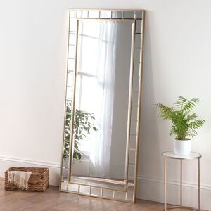 Canora Grey Adre Framed Wall Mounted Full Length Mirror Silver/Gold 173cm H X 81cm W X 2cm D Canora Grey Adre Framed Wall Mounted Full Length Mirror Silver/Gold 173cm H X 81cm W X 2cm D