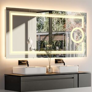 Ivy Bronx Aubrea Lighted Wall Mounted Bathroom Mirror 60cm H x 120cm W Ivy Bronx Aubrea Lighted Wall Mounted Bathroom Mirror 60cm H x 120cm W