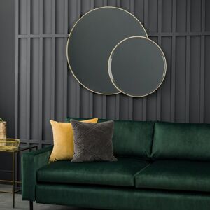 Canora Grey Horfield Wood Framed Wall Mounted Accent Mirror Champagne 90cm H X 108cm W X 1.5cm D Canora Grey Horfield Wood Framed Wall Mounted Accent Mirror Champagne 90cm H X 108cm W X 1.5cm D