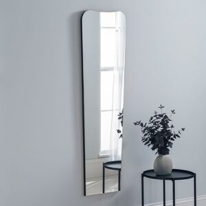 Latitude Run Alela Manufactured Wood Asymmetrical Wall Mirror Black 375.92 cm H x 116.84 cm W Latitude Run Alela Manufactured Wood Asymmetrical Wall Mirror Black 375.92 cm H x 116.84 cm W