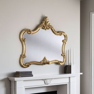Astoria Grand Dubreuil Regent Landscape Accent Mirror Gold 69cm H X 81cm W X 6cm D Astoria Grand Dubreuil Regent Landscape Accent Mirror Gold 69cm H X 81cm W X 6cm D