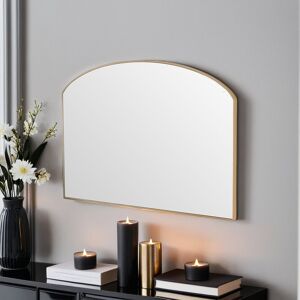 Fairmont Park Chere Wood Framed Wall Mounted Accent Mirror Matt Gold 49cm H X 71cm W X 2cm D Fairmont Park Chere Wood Framed Wall Mounted Accent Mirror Matt Gold 49cm H X 71cm W X 2cm D