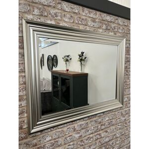 Ebern Designs Hildigard Accent Mirror Silver 115cm H x 65cm W Ebern Designs Hildigard Accent Mirror Silver 115cm H x 65cm W