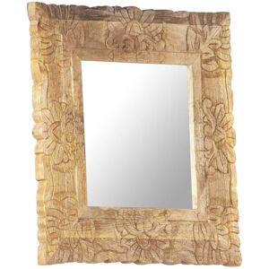 Lily Manor Cunningham Accent Mirror Brown 50cm H X 50cm W X 2.5cm D Lily Manor Cunningham Accent Mirror Brown 50cm H X 50cm W X 2.5cm D