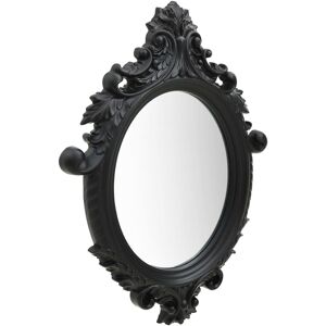 Astoria Grand Ginn Oval Framed Wall Mounted Accent Mirror Black 76cm H X 56cm W Astoria Grand Ginn Oval Framed Wall Mounted Accent Mirror Black 76cm H X 56cm W