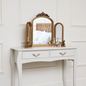 Rosdorf Park Mayodan Barbuda Arch Dresser Mirror Gold 56cm H X 80cm W X 4cm D Rosdorf Park Mayodan Barbuda Arch Dresser Mirror Gold 56cm H X 80cm W X 4cm D