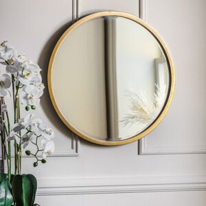 Hashtag Home Thora Round Metal Framed Wall Mounted Accent Mirror Higgins Round Mirror Antique Gold 60cm H x 60cm W Hashtag Home Thora Round Metal Framed Wall Mounted Accent Mirror Higgins Round Mirror Antique Gold 60cm H x 60cm W