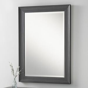 Three Posts Greenlawn Curved Profile Grey Accent Wall Mirror Dark Grey 106.5cm H x 129.5cm W Three Posts Greenlawn Curved Profile Grey Accent Wall Mirror Dark Grey 106.5cm H x 129.5cm W