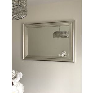 Ebern Designs Hildigard Accent Mirror Silver 76cm H x 66cm W Ebern Designs Hildigard Accent Mirror Silver 76cm H x 66cm W