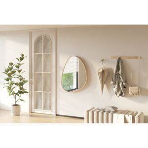 Metro Davarious Free Form Mirror Brown 80cm H X 60cm W X 0.8cm D Metro Davarious Free Form Mirror Brown 80cm H X 60cm W X 0.8cm D