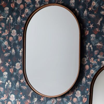 Marlow Home Co. Deusenburg Accent Mirror Bronze 90cm H X 60cm W X 5cm D Marlow Home Co. Deusenburg Accent Mirror Bronze 90cm H X 60cm W X 5cm D