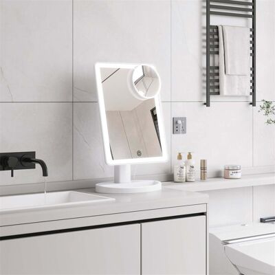 Metro Demetrias Rectangle Floor Mirror White 37cm H X 22.7cm W X 14cm D Metro Demetrias Rectangle Floor Mirror White 37cm H X 22.7cm W X 14cm D