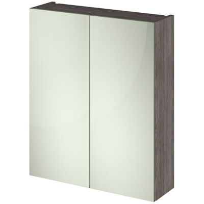 Nuie Fusion 600mm W 715mm H Surface Framed Medicine Cabinet Mirror 1 Adjustable Brown Grey Avola 715mm H Nuie Fusion 600mm W 715mm H Surface Framed Medicine Cabinet Mirror 1 Adjustable Brown Grey Avola 715mm H