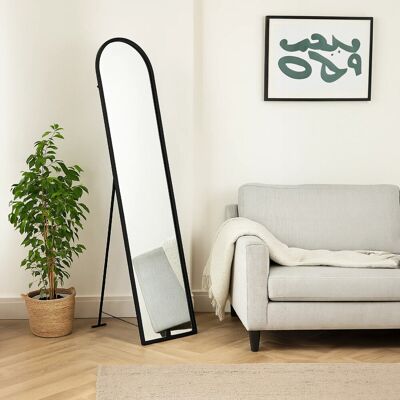 Fairmont Park Alawna Gold Finish Floor Mirror Black 162cm H X 45cm W X 8cm D Fairmont Park Alawna Gold Finish Floor Mirror Black 162cm H X 45cm W X 8cm D
