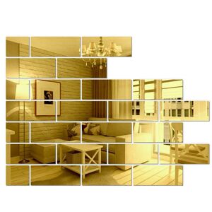 Fairmont Park 25 Piece Myra Mirror Set yellow 62.0 H x 46.0 W x 0.3 D cm