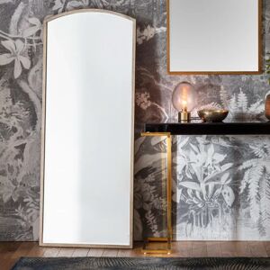 Fairmont Park Coggins Accent Mirror gray/white 60.0 H x 150.0 W x 2.0 D cm