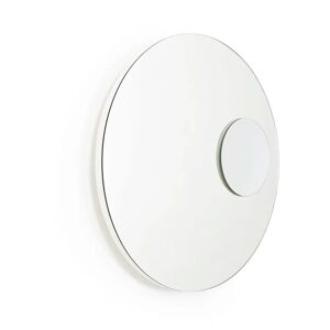 Brayden Studio Mendocino Round Magnifying Wall Mounted Accent Mirror 55.0 H x 55.0 W x 5.4 D cm